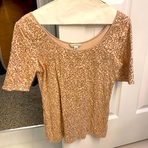 Banana Republic Sequin top small